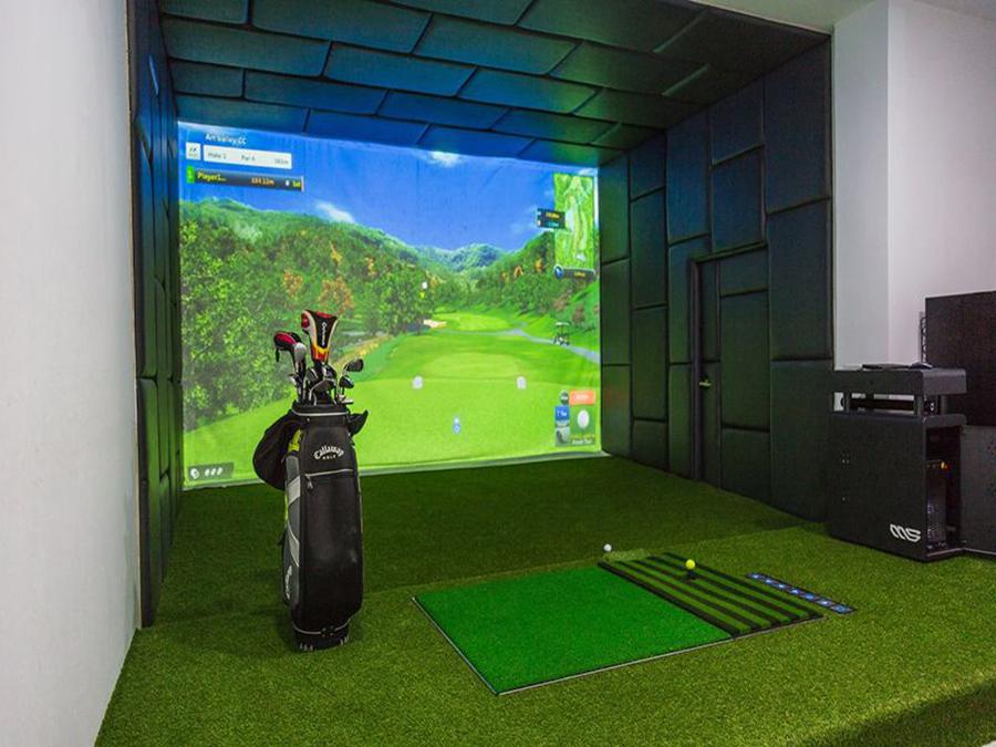 Kích thước tiêu chuẩn của một phòng golf 3d