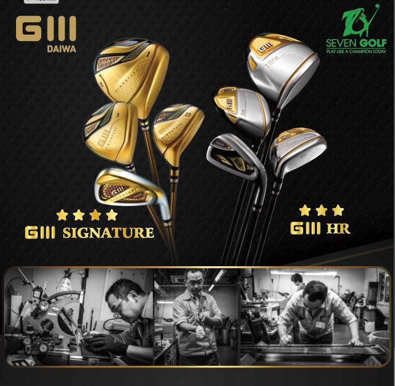 Bộ gậy golf fullset Daiwa_GIII Signature V - 4 Sao